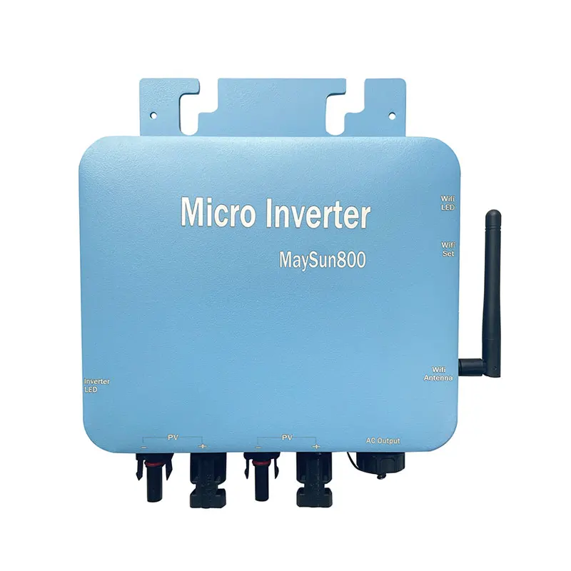 800W Wireless Solar Micro Inverter IP65 Waterproof solar grid tie invert DC to AC Microinverter wifi