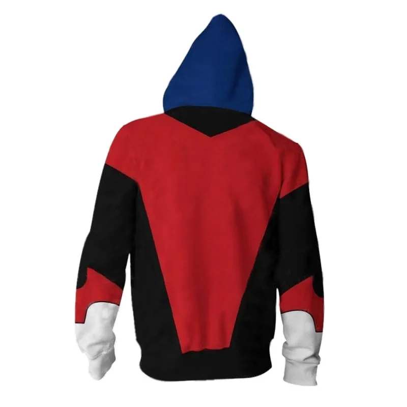 Movie X Men Hoodies Scott Summers Hooded Cyclops Wolverine Cosplay Jacket Phoenix Printing Sweatshirt Zipper Hoody Clothes Coat