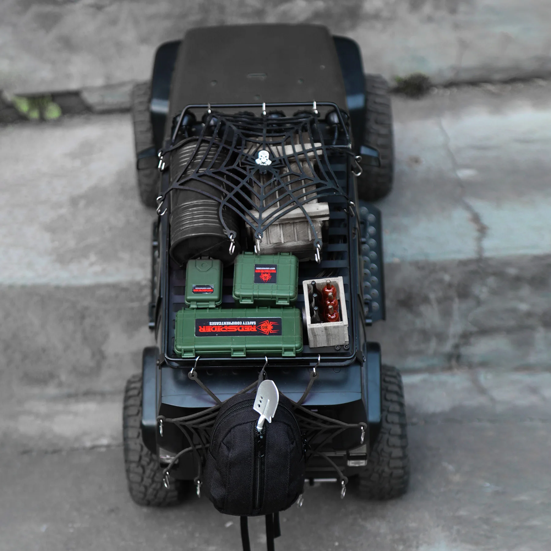 3 Stück 1/10 RC Auto Simulations-Kunststoff-Gepäckkoffer Dekoration Mini-Aufbewahrungsbox für Scx10 CC01 D90 D110 1/10 RC Crawler Truck – Detail 7