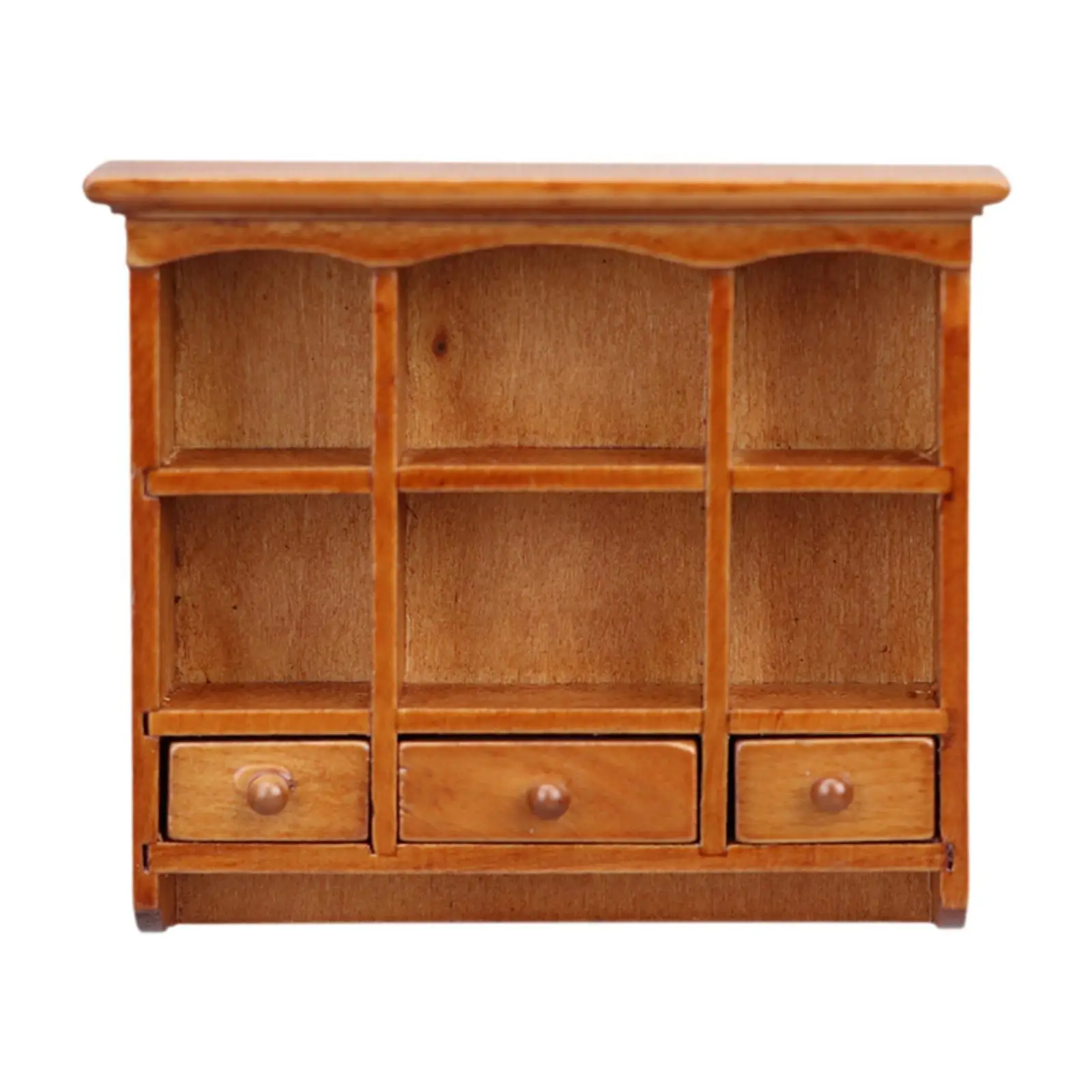 

DIY Scene Model Christmas Gifts Furniture Toy Ornament Wood Doll House Display Shelf for Decoration BJD Doll Parts Accessores