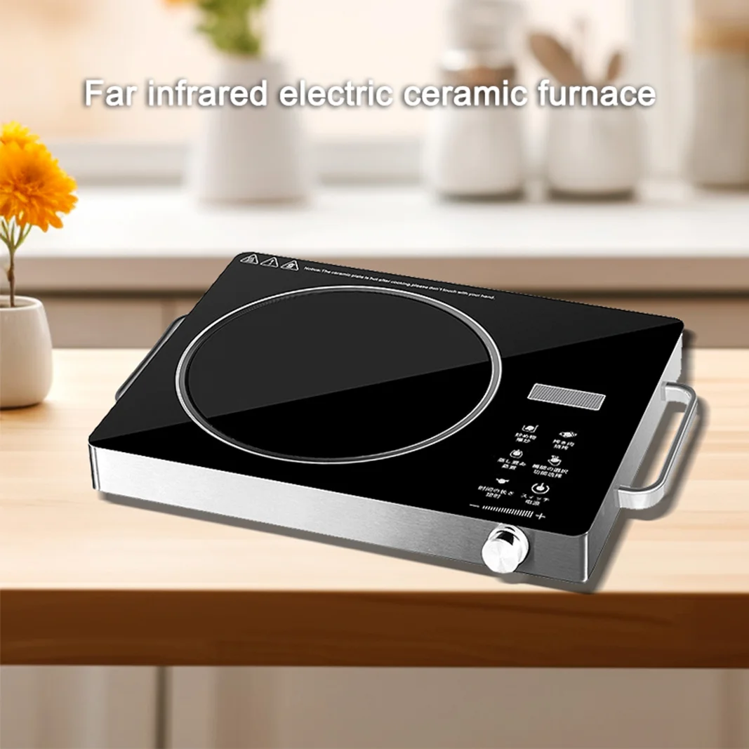 High Power Electric Ceramic Cooker Touch Adjustable Temperature Electric Tea Stove 110V/220V Intelligent Induction Cooker 2200W