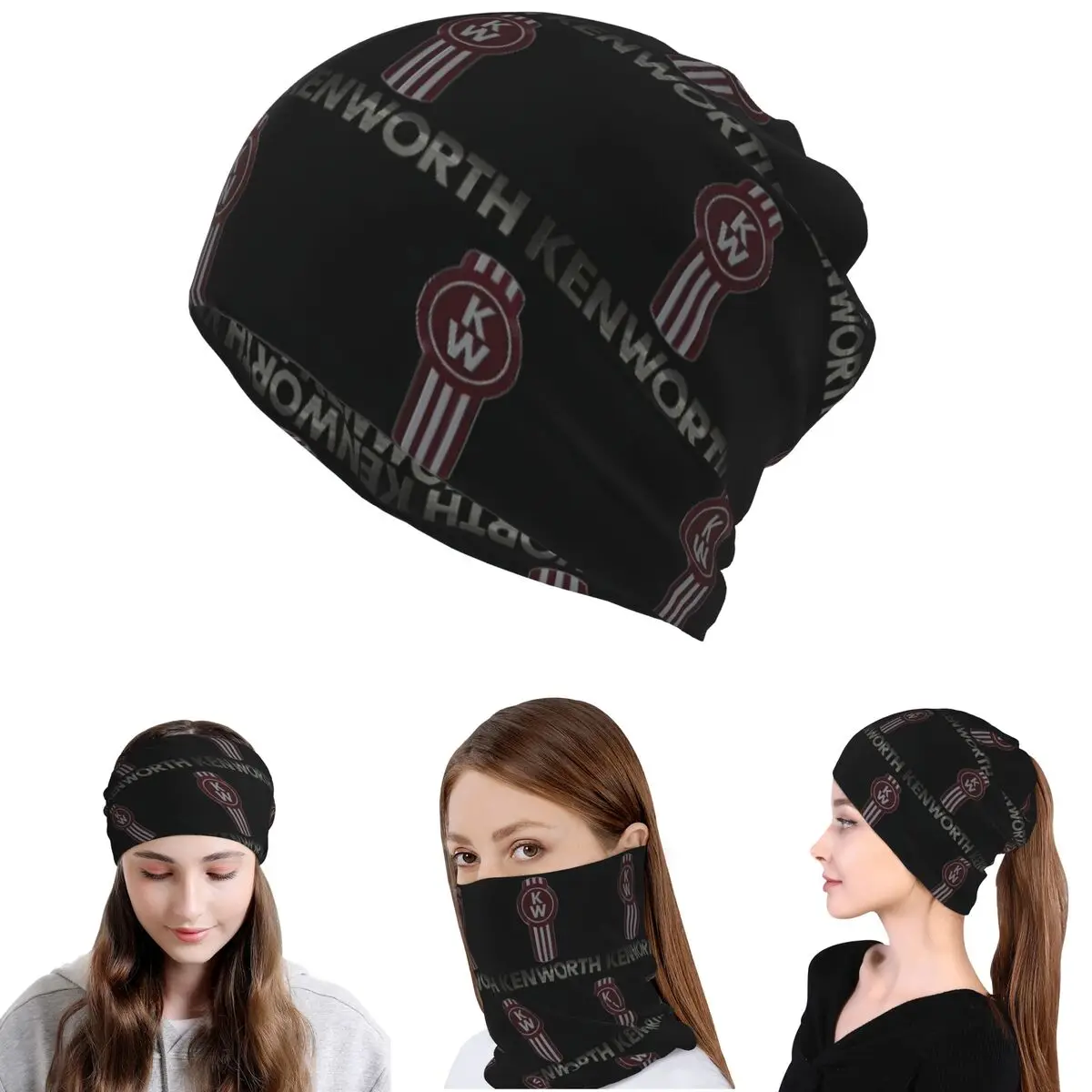 

Kenworth Bandana Neck Gaiter Face Scarf Multi-use Face Mask Beanies Hat for Men Women Adult Winter