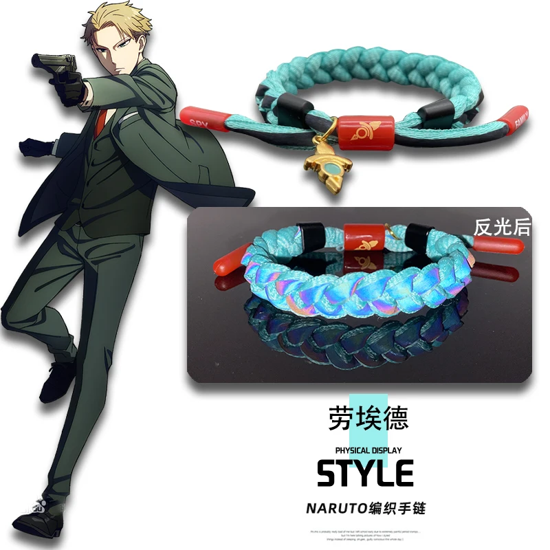 6 Stil Anime buntes Armband Bennett Anya Forger Loid Forger Forger Forger gewebte Hands eile als Geschenk