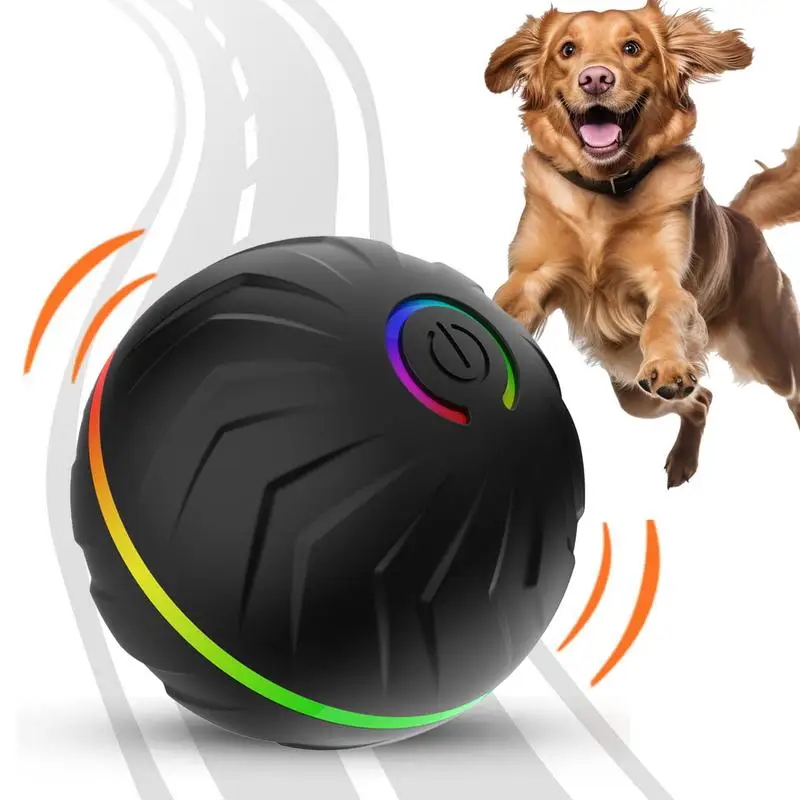 

Dog Interactive Ball Automatic Bouncing Ball Pet Toy Ball USB Rechargeable Ball Thrower For Dogs Dog Enrichment Toys Pet