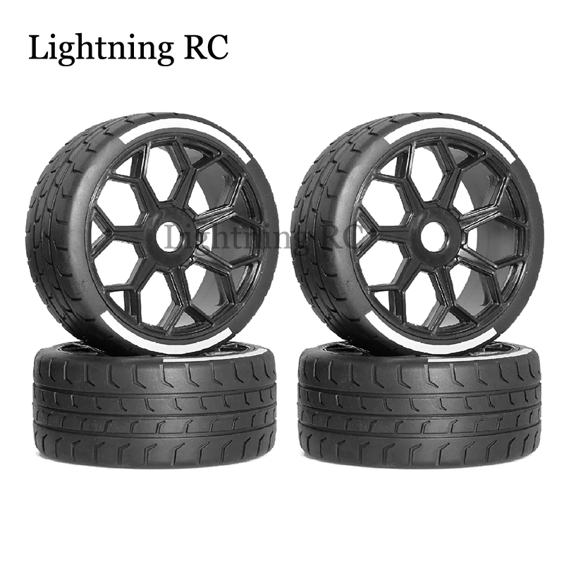 4pcs 100x42mm 42/100 Tire Tyre 17mm Wheel Hex for Arrma 1/7 Infraction Limitless FSR FS RC Car Upgrade Parts