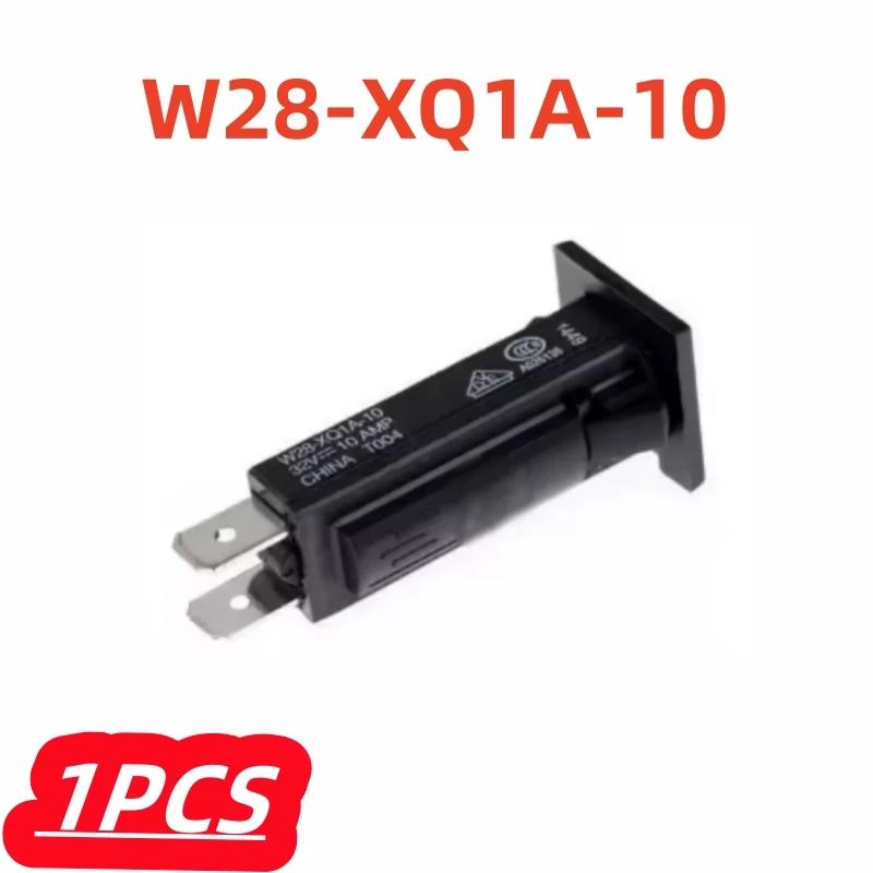 

1Pcs/lot New Original Circuit Breaker Thermal W28-XQ1A-10 1Pole 10A 250VAC/32VDC