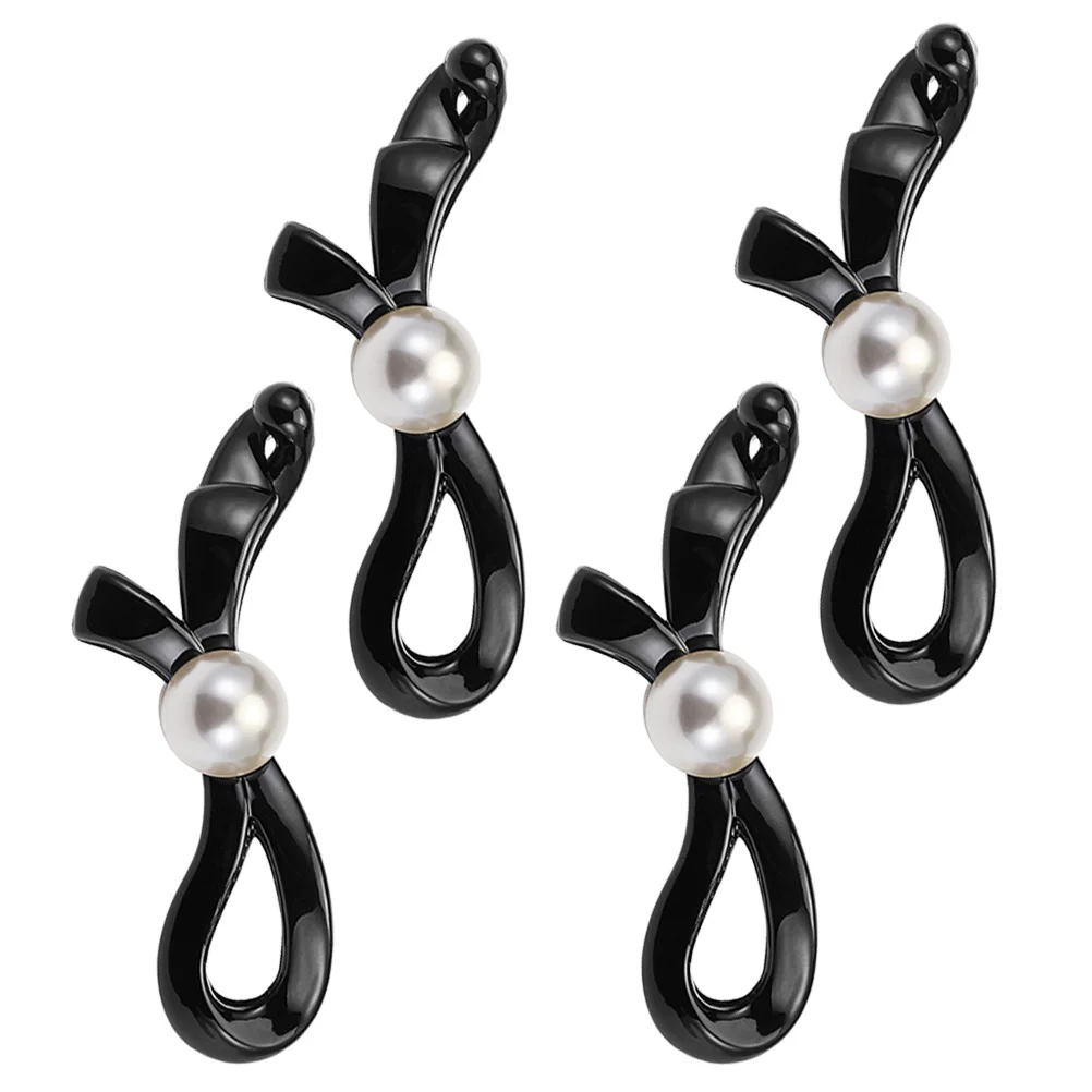 

4 шт., заколка-банан, толстая застежка для хвоста, модные заколки для волос, женские заколки с фруктами, прочный многоразовый инструмент для укладки волос, подходит для любого