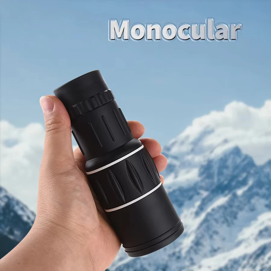 16x52 Monoculars HD Telescope Ipx4 Waterproof Long Distance Field of View Image Stabilization For Wildlife Observation Hiking