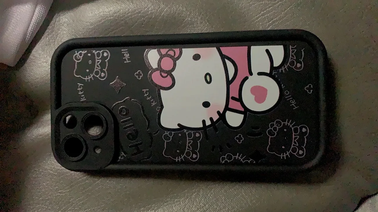 Nova capa de telefone Sanrio Ins Hello Kitty, adequada para iPhone 15 14 13 11 12 Pro Max Y2k capa de telefone para meninas soft shell marca moderna