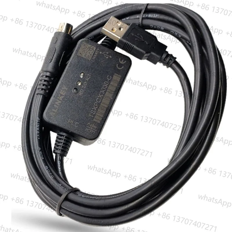Кабель для программирования TSXPCX3030-C для ПЛК TWIDO/NEZA Modicon TSX, USB 2.0, поддержка WIN7/8