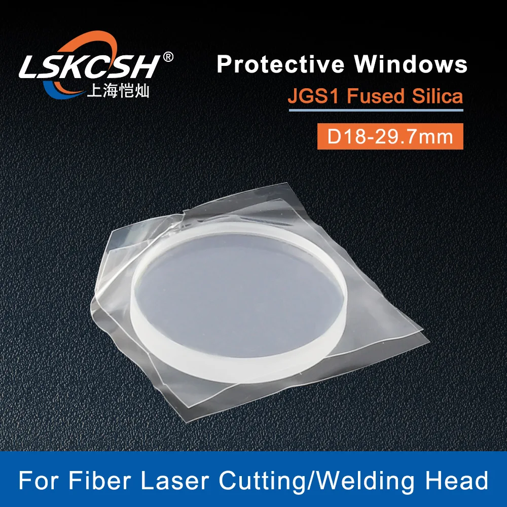 Glass Laser Protection Lens Window Protective Windows Dia22.35/24.9/25.4/26.5/27.9/28 Fiber Laser Cutting Machine Debris Shield