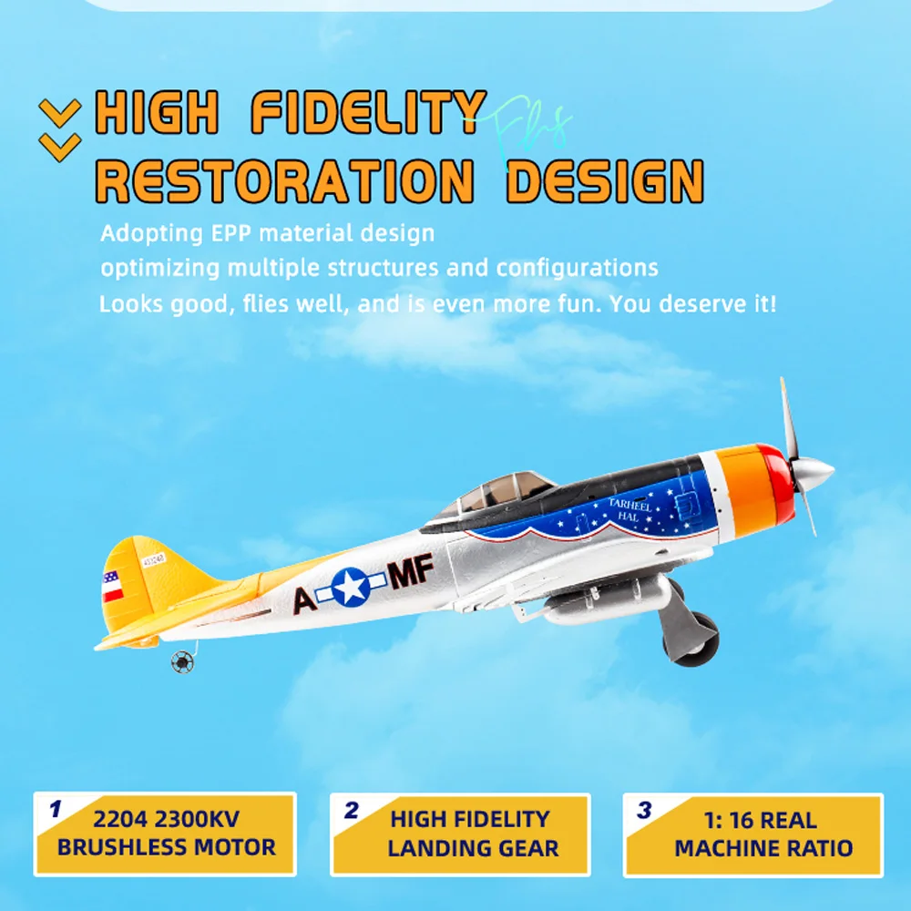 9IMOD RC Plane MF-A84 Fixed-wing Aircraft 10CH 25min flight One-key Aerobatic EPP Brushless Optional Camera Remote Control