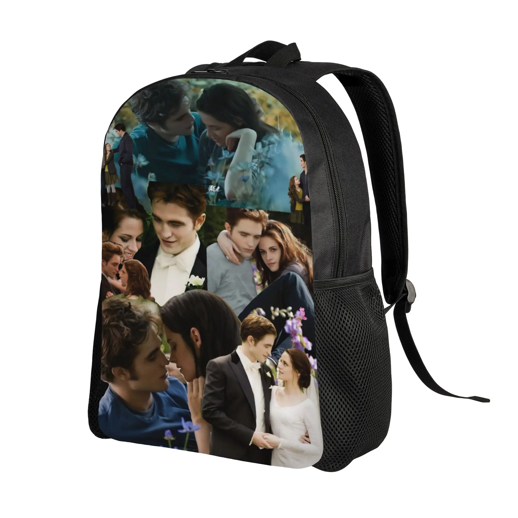 The Twilight Saga Movie Backpack for Men Women Casual High School Work Daypack Bella Edward Vampire College Shoulder Bag Gift