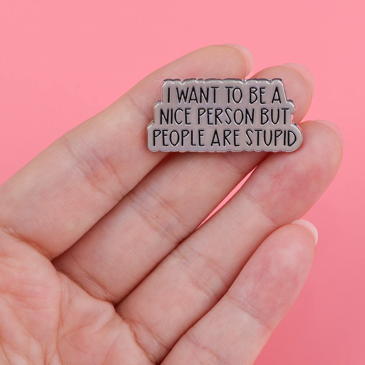 Funny Quotes Enamel Pins Women\'s Brooches Men Lapel Pins Encouragement Badge on Backpack Costume Accessories Phrase Jewelry Gift