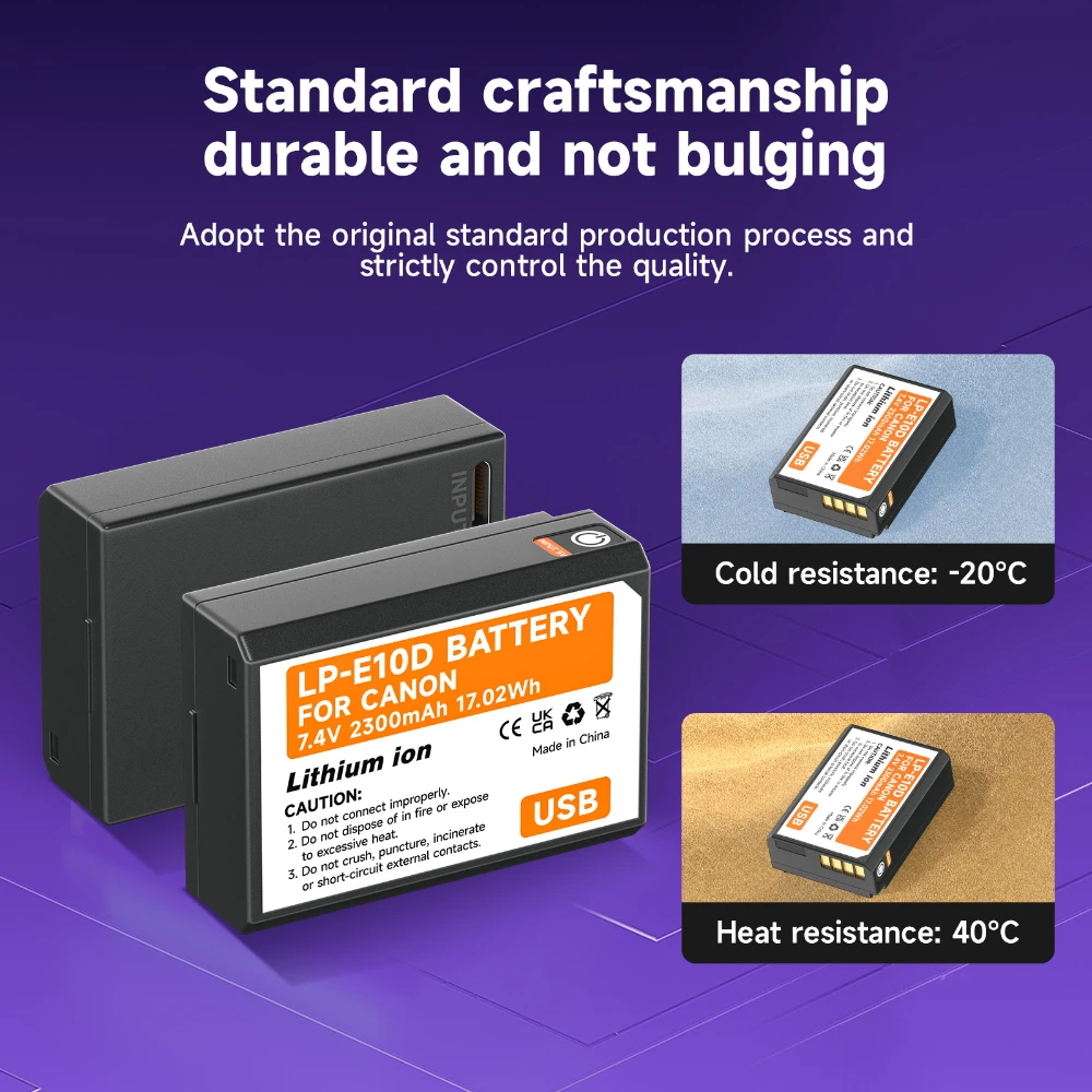 LP-E10 LP E10 LPE10 Аккумулятор для цифровой камеры + зарядное устройство для ЖК-дисплея для Canon EOS 1100D 1200D 1300D 2000D 4000D Rebel T3 T5 T6 KISS X50 X70