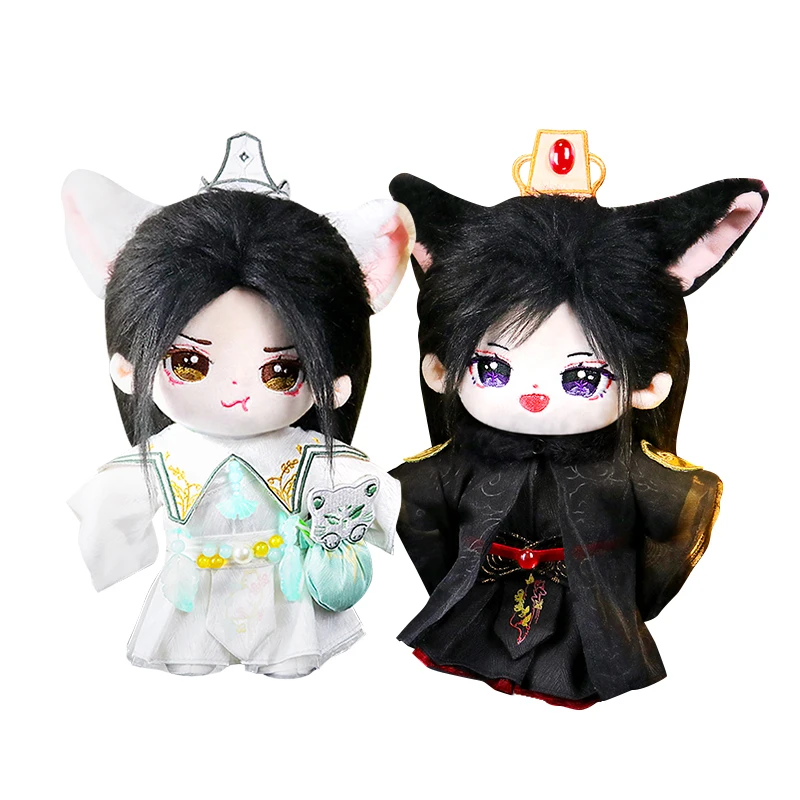 Imagem -05 - Mof o Husky e Sua Boneca Gato Branco Licenciado Oficial Shizun er ha Ele ta de Bai Mao Shi Zun 20cm Chu Wan Ning mo Ran