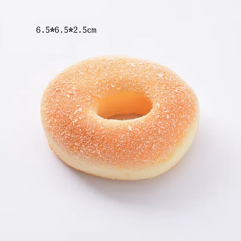 Squishy Lebensmittel-Kreativspielzeug: Simuliertes Brot, Toast, Donuts – Langsam aufsteigende Quetsch-Stressbälle, Scherzartikel, Desktop-Dekoration