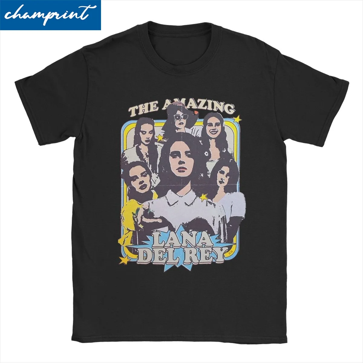 

Amazing Lana Del Rey Men Women's T Shirt Casual Tees Short Sleeve Crew Neck T-Shirts Cotton Plus Size Tops