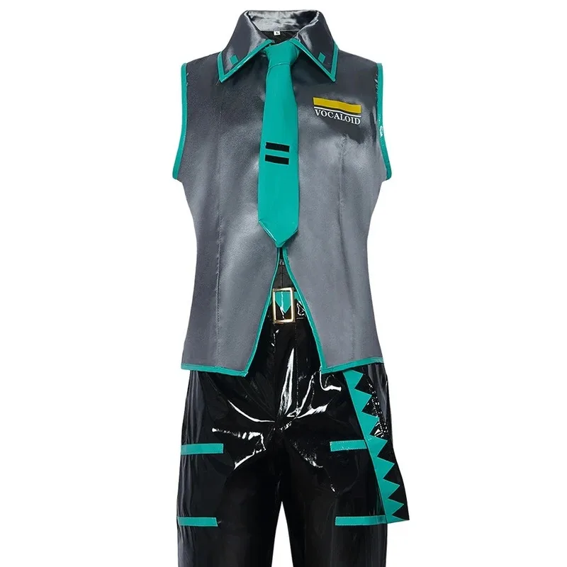 Cyanime mikuo cosplay masculino miku cosplay jk uniforme camisa jaqueta terno roupas peruca traje de halloween para homens