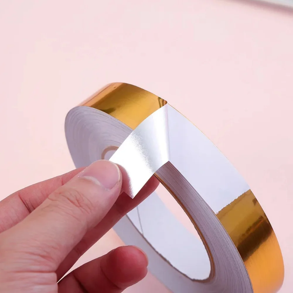 1 لفة 50mX0.5/1/2 سنتيمتر ذاتية اللصق جدار ديكور المنزل بلاط طبقات جميلة ملصقات جدار ، شرائط الزخرفية مقاومة للاهتراء #3