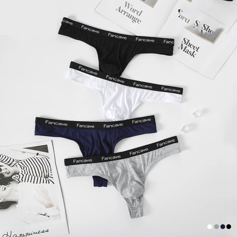 

Modal Men Sexy Underwear Breathable Soft U Bulge Pouch G-string And Thong Comfortable Erotic Panties T-Back Underpants Tanga