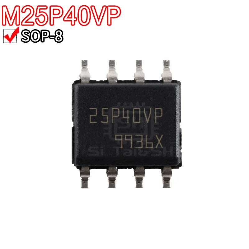 5PCS M25P40-VMN6TPB 25P40VP