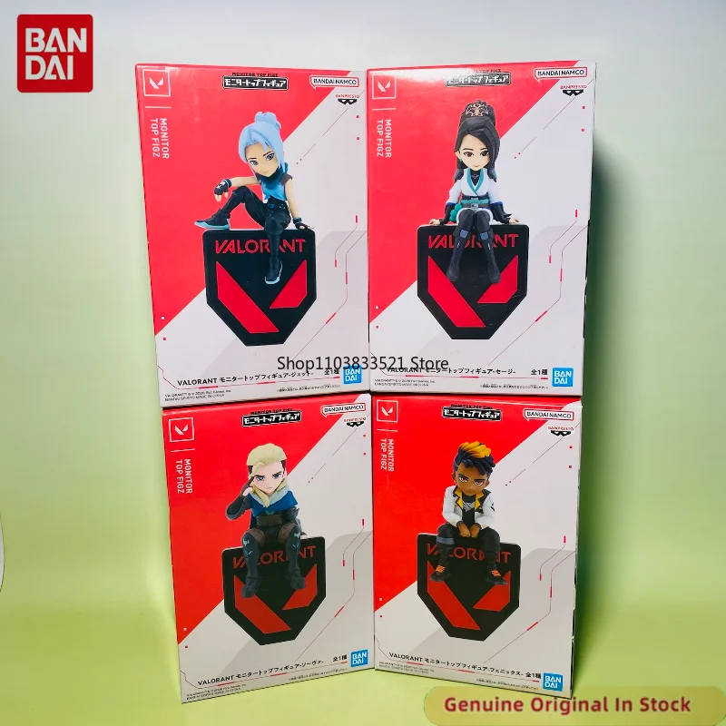 Bandai Original game Figure VALORANT Phoenix,Joon-Hee, Sage,sova Character Action Figure Desktop Ornaments Hobbies Collectible