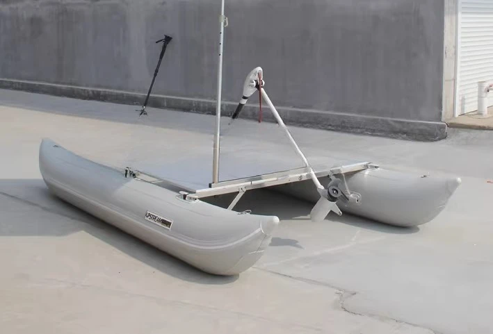 Catamaran/easy to disassemble and easy to carry large fishing platform/inflatable floating fishing platform