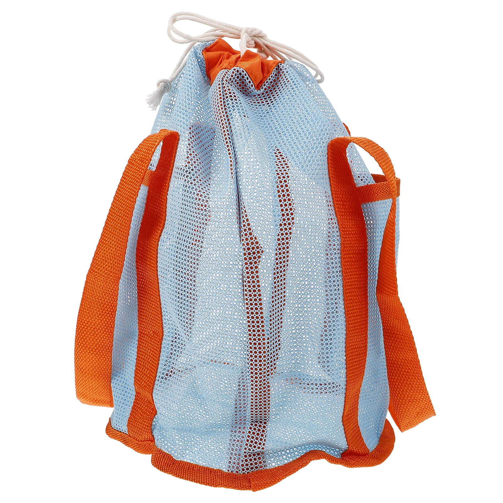 Bolsa de almacenamiento de juguetes de playa, bolsas de malla con cordón para niños, juguetes de nailon para niños