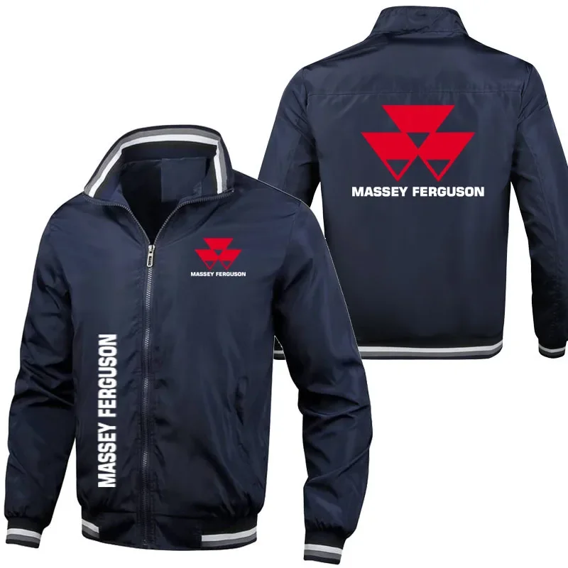 2025 ربيع الخريف ماسي فيرغسون شعار مطبوعة موضة الرجال ma1 الطيران سترة معطف سستة الترفيه الرياضة الرجال سترة #3