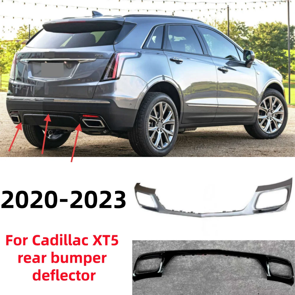 car rear bumper guide protection decorative panel For Cadillac XT5 2020-2023