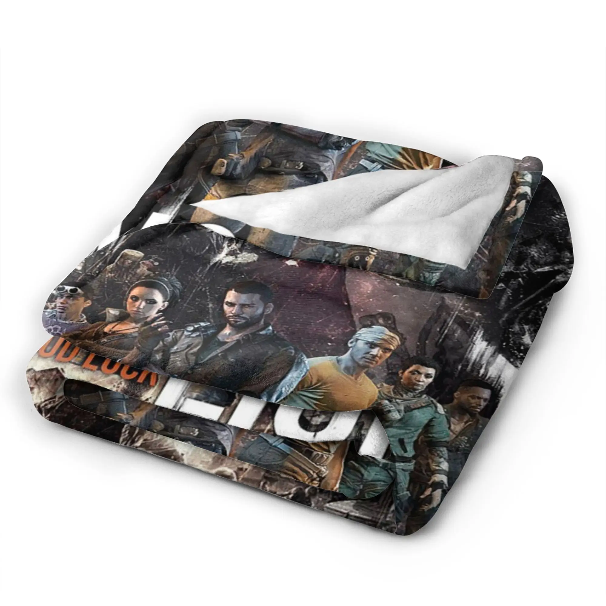 Dying Light The Beast Game Accessories البطانيات سوبر لينة المرجان الصوف أفخم رمي بطانية مريحة قطعة البساط #4