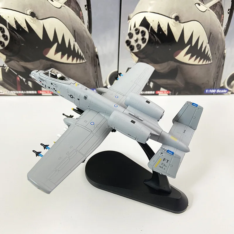 

Cool Stuff Toy Car Funny Gift-Kawaii 1:100 Scale Alloy A-10 Fighter Military Aircraft Model,Collection Ornament,Toys for Kids