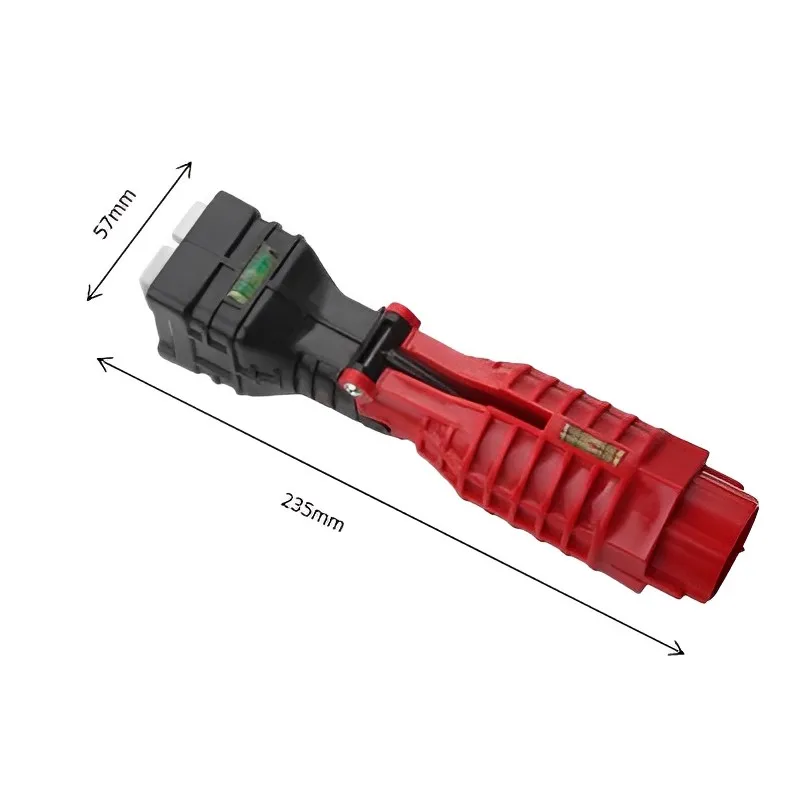 Chiave per rubinetto 18 In 1 chiave a mano multifunzionale strumento per l'installazione del lavello chiave per tubi dell'acqua attrezzatura per idraulici cucina