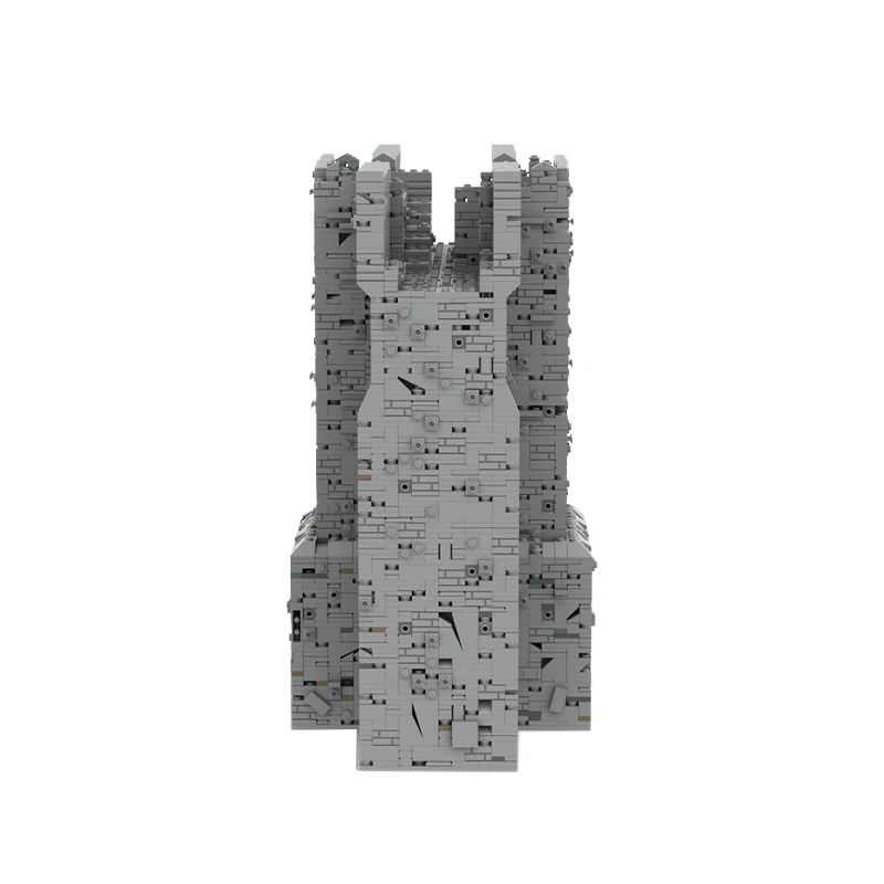 MOC-50653 SF 映画 UCS アーキテクチャマジックリング城壁ビルディングブロックグッズディスプレイアセンブリモデルレンガおもちゃキット