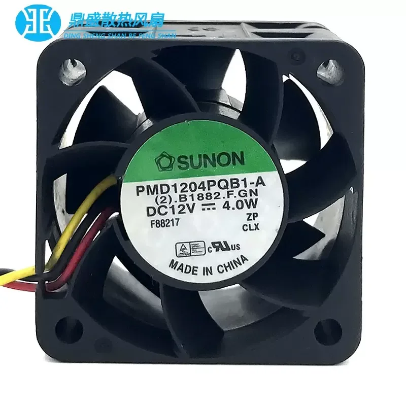 for SUNON PMD1204PQB1-A 12V 4.0W 4028 4cm DC Cooling Fan for Server Computer Case
