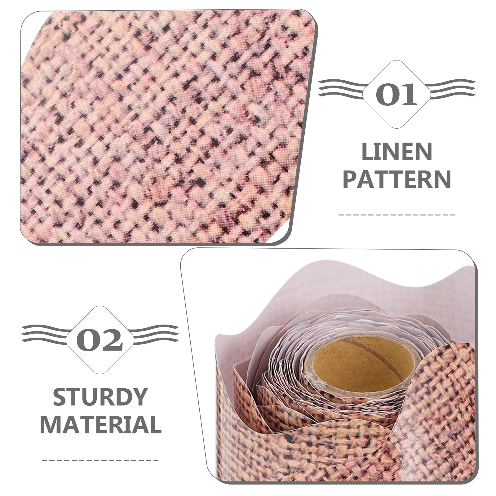 1 Roll Non-Adhesive Bulletin Board Border Trim Removable Blackboard School Classroom Decorative Border Paper Bulletin Accessory