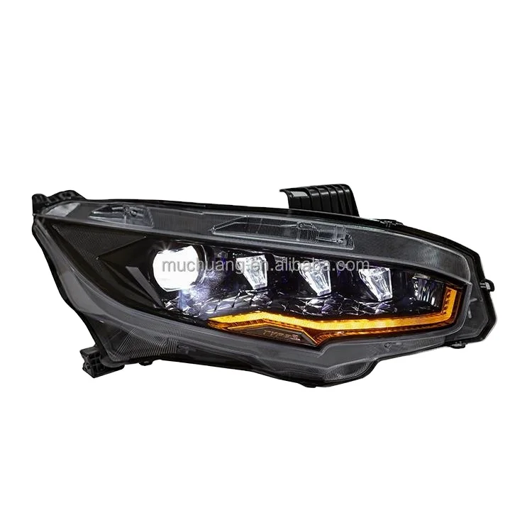 

LED Dynamic Headlamp Assembly Applicable To The 10-generation HondaCivic2016 2017 2018 2019 2020 Headlamp Plug and Play