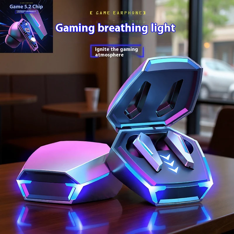 

bluetooth noise cancelling headphones gaming earbuds with mic wireless intelligent multifunction call workout headphones for men