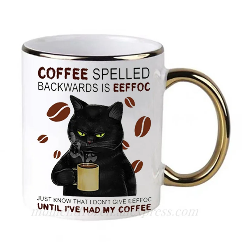 Cat Coffee Mugs with Coworker Office Lady, Meeting Cups Home Decal, Lawyer, Doctor, Teacher, Engineer, Teaware, Drinkware