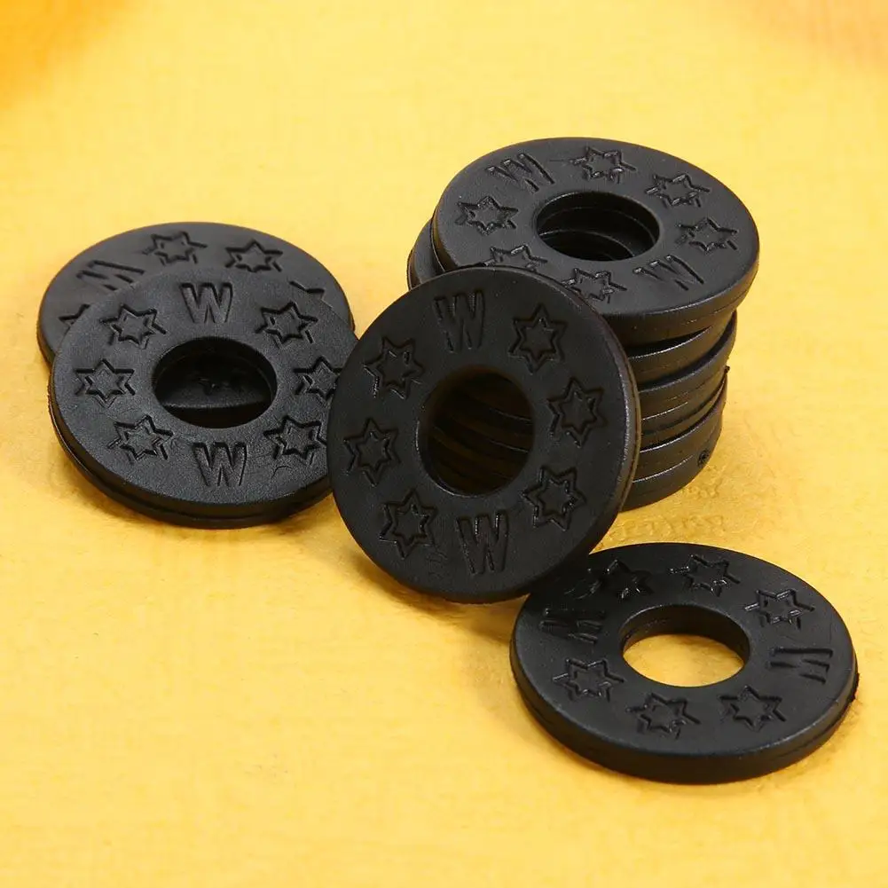 10 Stück Gummi-Gitarrengurtschlösser, Blöcke, Schutz für akustische E-Gitarre, Bass-Zubehör