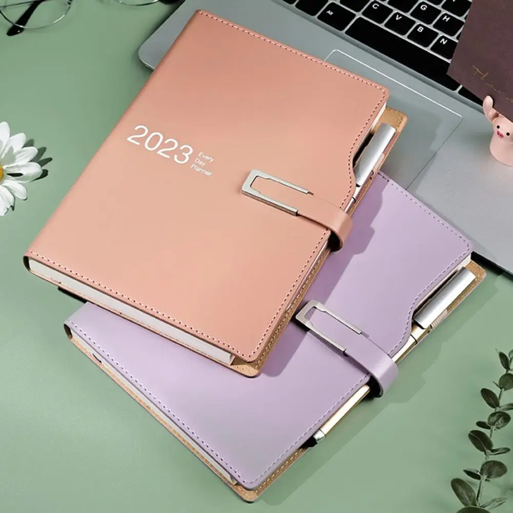 Planner Notebook Praktische Verdikte Pagina Handig Dagelijks Wekelijks Agenda Planner A5/A6 Kalender Notebook Kantoorbenodigdheden