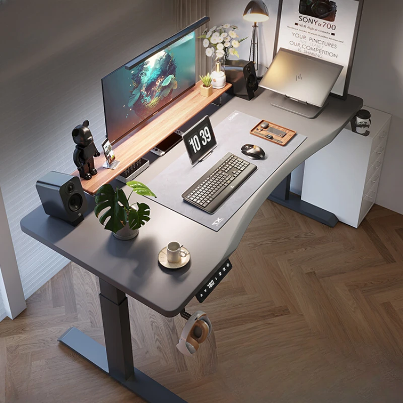 Electric lifting table intelligent workbench lifting esports desk arc study desk home computer desk