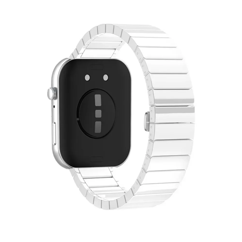 سوار معصم بإبزيم على شكل فراشة معدنية لساعة Huawei Watch Fit 3 حزام سيراميك لساعة Huawei Watch Fit 3/4/4 pro Correa Accessories