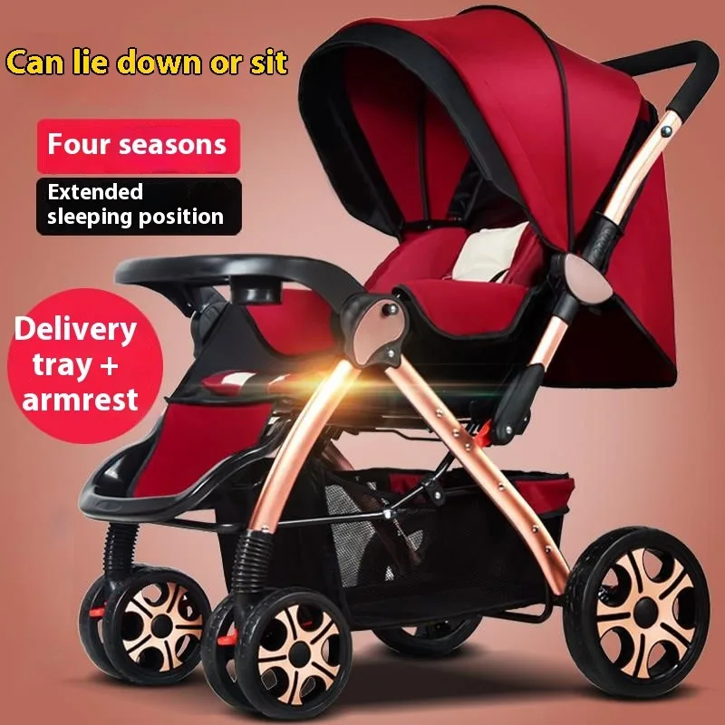 

Трансформируемая детская коляска — складная коляска на одной кнопке с режимом люльки для новорожденных до 3 лет