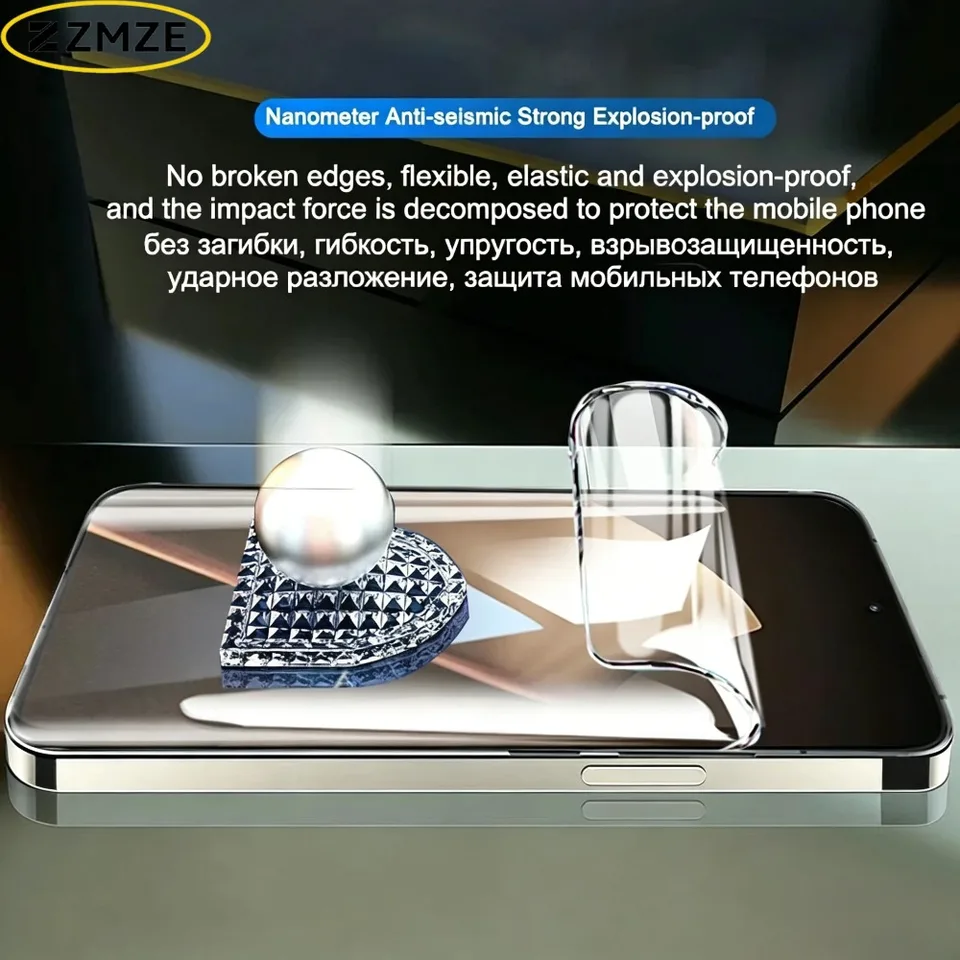 5 Piezas Película de Hidrogel para Xiaomi 17 15T Pro 14T 13T 12T 11T 10T Protector de Pantalla para Mi 15 Ultra 17 Pro Max Textura Suave Película HD 2