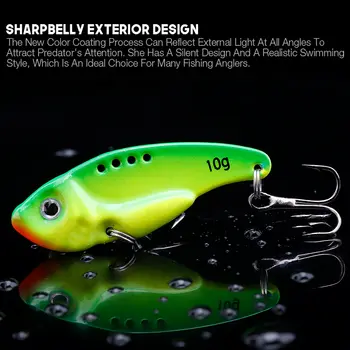 VTAVTA 金屬 VIB 3克/7克/10克/15克 釣魚路亞 振動湯匙型曲柄餌 沈水搖擺餌 泳餌 冰釣擬餌 人工餌料釣具 10 最佳銷售 氛圍誘餌 - №2