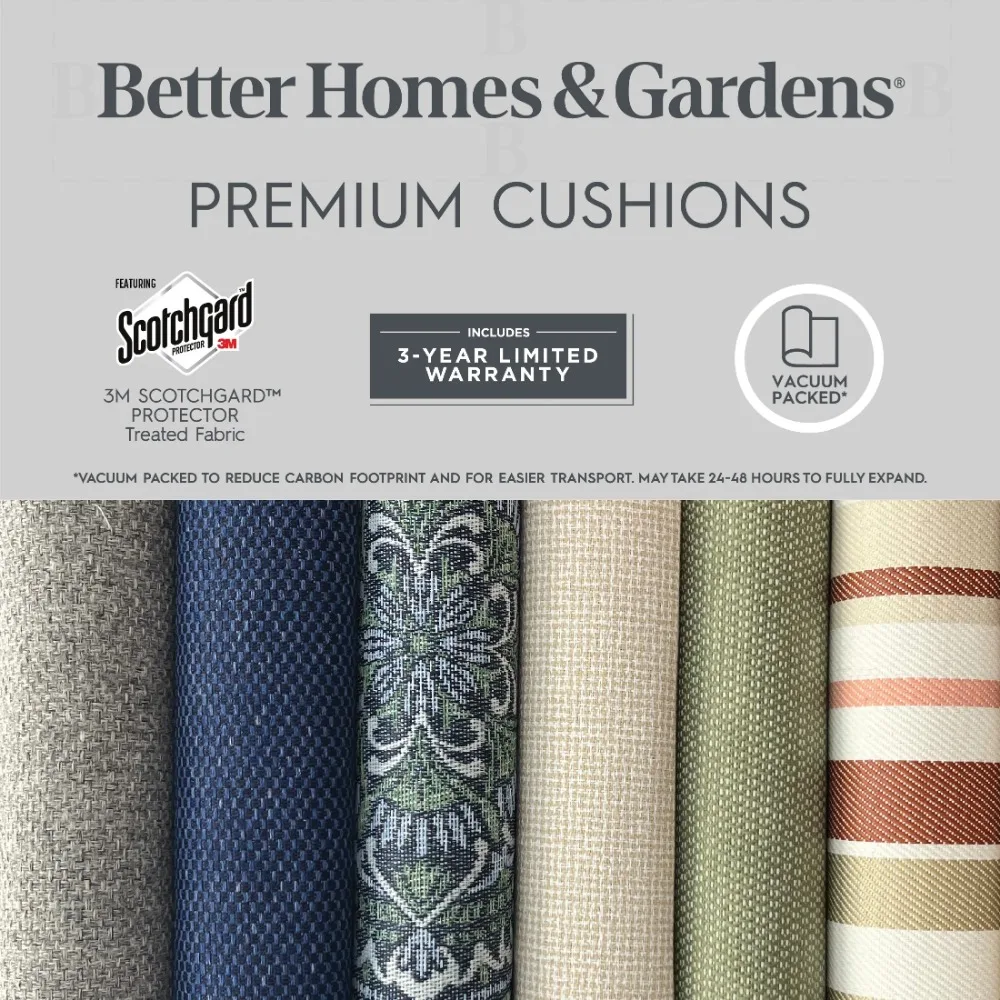 وسادة كرسي طعام خارجي باللون البيج الفاخر مقاس 20 × 20 بوصة