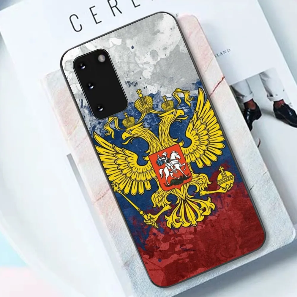 Russia Russian Flags Emblem Phone Case For Samsung S 9 10 20 21 22 23 30 23plus lite Ultra FE S10lite Fundas