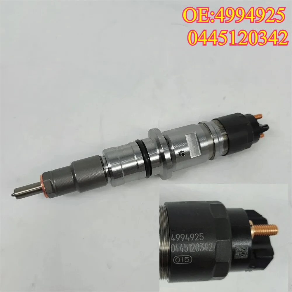 Original High Quality New For 4994925 0445120342 Diesel Fuel Common Rail Injector for Dodge 2500 3500 Pickup Cummins 6.7L Engine